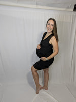 Black tank dress- Maternity and Breastfeeding