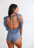 One piece ruffle swimsuit