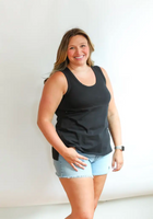 Zipper breastfeeding  tank