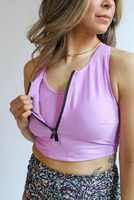 Zipper 2-piece top only- breastfeeding